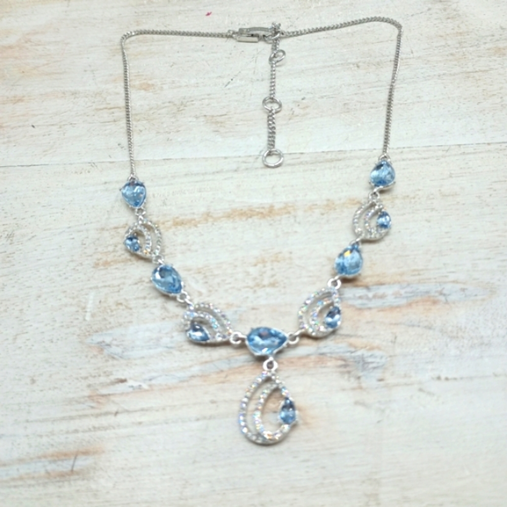 Givenchy Silver-tone Stone Necklace